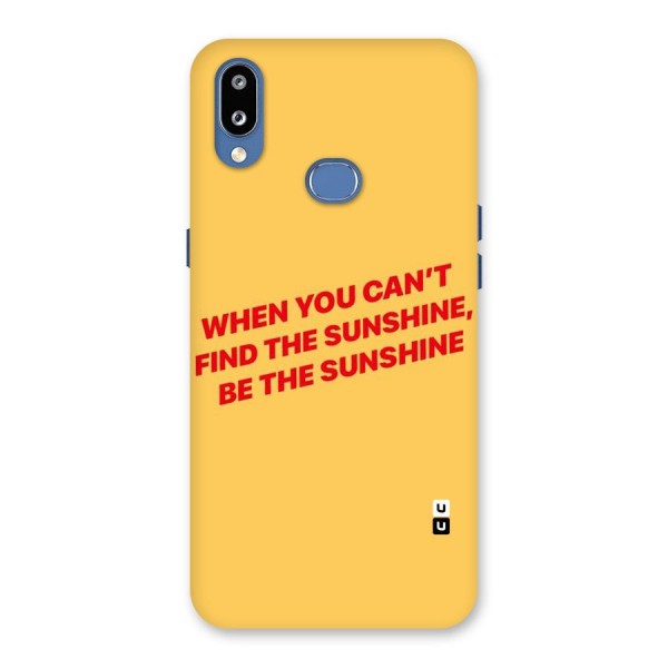 Be The Sunshine Back Case for Galaxy M01s