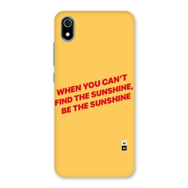 Be The Sunshine Back Case for Redmi 7A