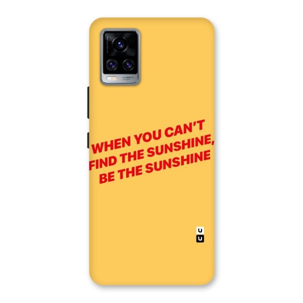 Be The Sunshine Back Case for Vivo V20 Pro