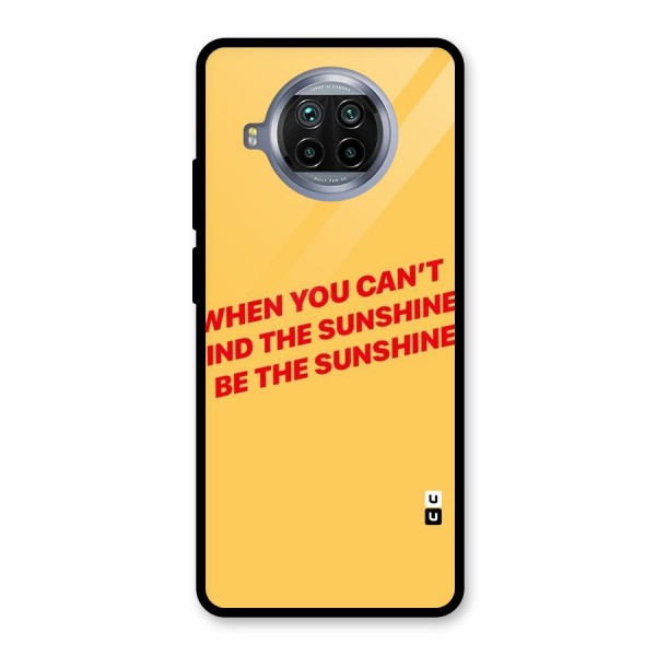 Be The Sunshine Glass Back Case for Mi 10i