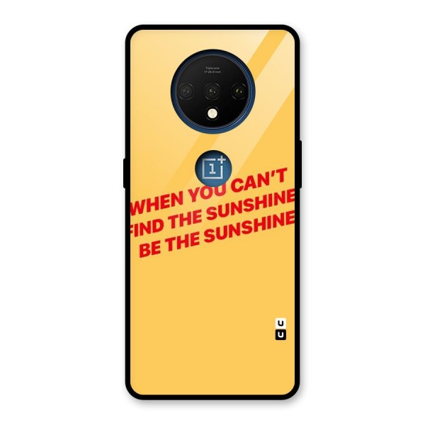 Be The Sunshine Glass Back Case for OnePlus 7T