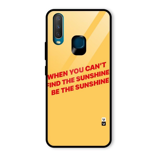 Be The Sunshine Glass Back Case for Vivo Y12