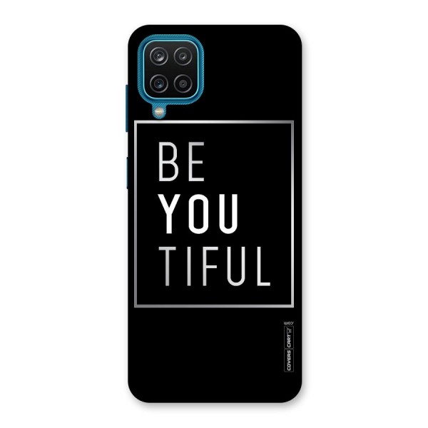 Be You Beautiful Back Case for Galaxy F12