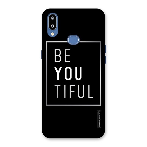 Be You Beautiful Back Case for Galaxy M01s