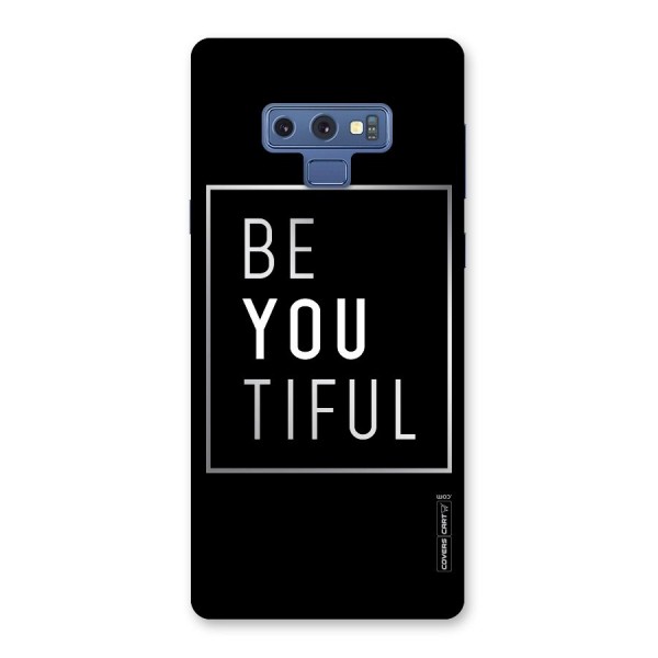 Be You Beautiful Back Case for Galaxy Note 9