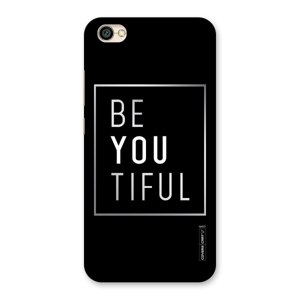 Be You Beautiful Back Case for Redmi Y1 Lite