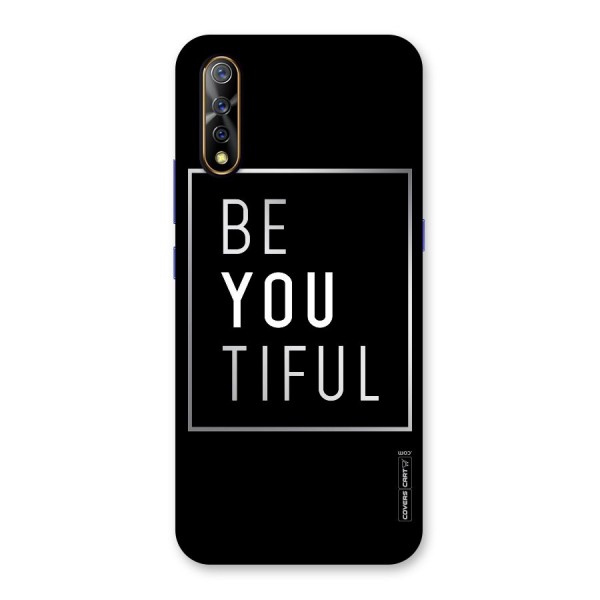 Be You Beautiful Back Case for Vivo S1