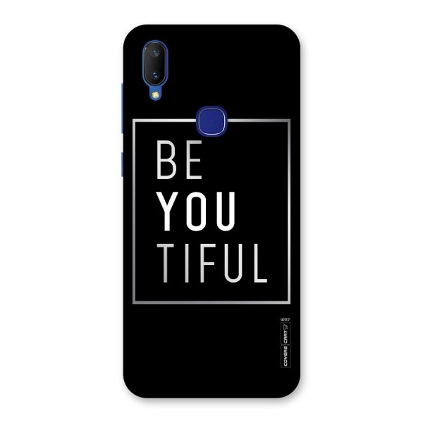 Be You Beautiful Back Case for Vivo V11