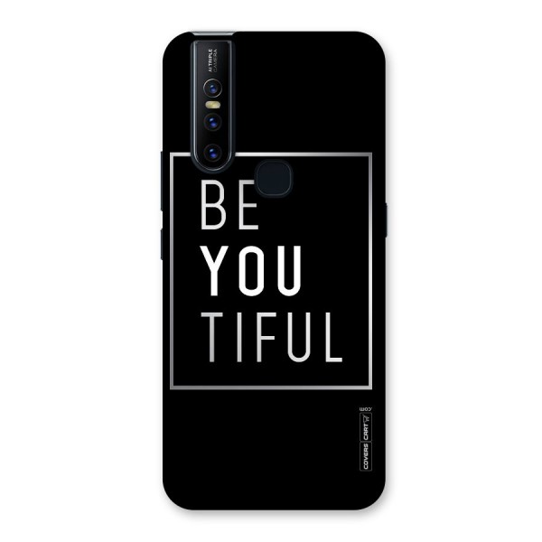 Be You Beautiful Back Case for Vivo V15