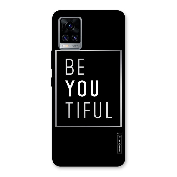 Be You Beautiful Back Case for Vivo V20 Pro