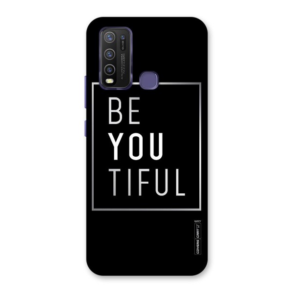 Be You Beautiful Back Case for Vivo Y30