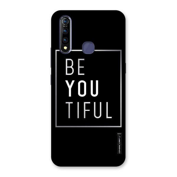 Be You Beautiful Back Case for Vivo Z1 Pro