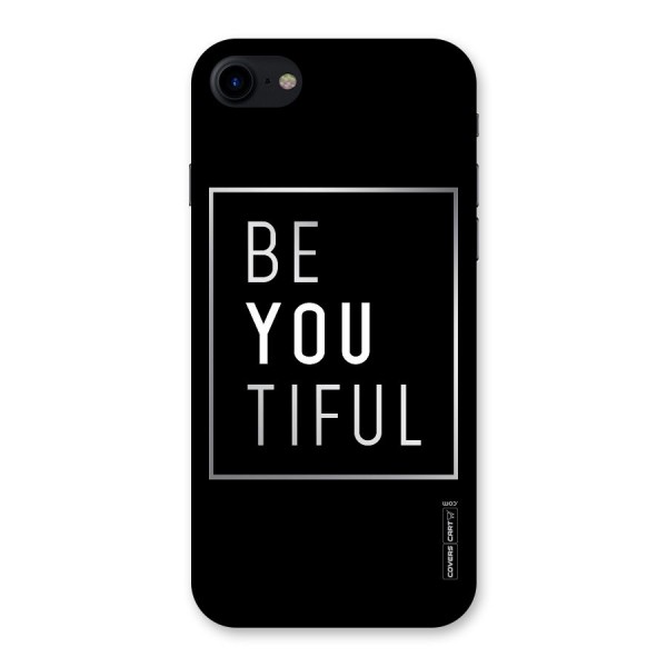 Be You Beautiful Back Case for iPhone SE 2020