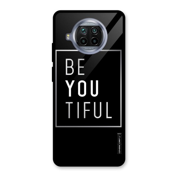 Be You Beautiful Glass Back Case for Mi 10i