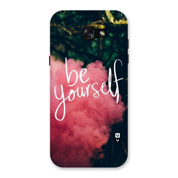 Be Yourself Greens Back Case for Galaxy A7 (2017)