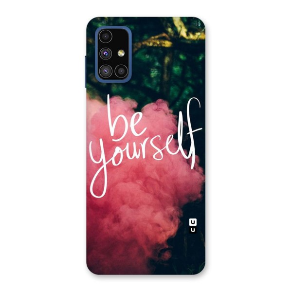 Be Yourself Greens Back Case for Galaxy M51