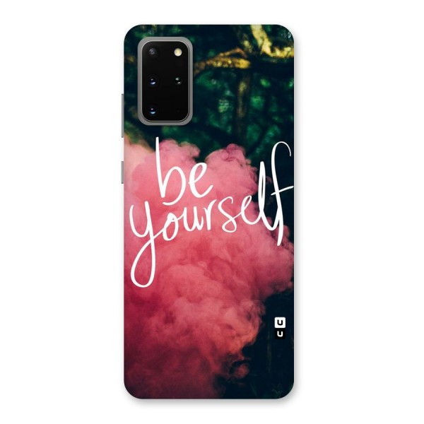 Be Yourself Greens Back Case for Galaxy S20 Plus