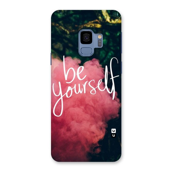 Be Yourself Greens Back Case for Galaxy S9