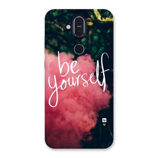 Be Yourself Greens Back Case for Nokia 8.1