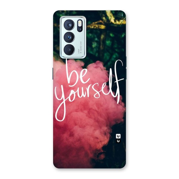 Be Yourself Greens Back Case for Oppo Reno6 Pro 5G