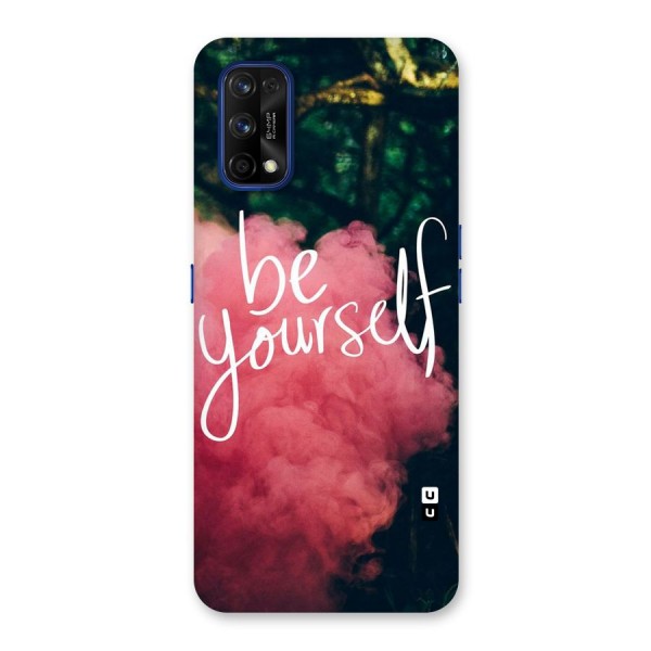 Be Yourself Greens Back Case for Realme 7 Pro