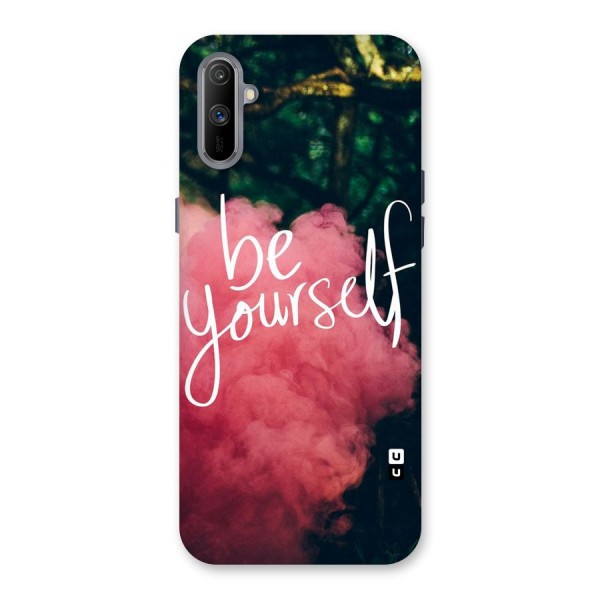 Be Yourself Greens Back Case for Realme C3