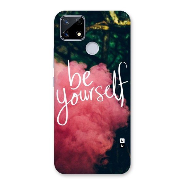 Be Yourself Greens Back Case for Realme Narzo 20