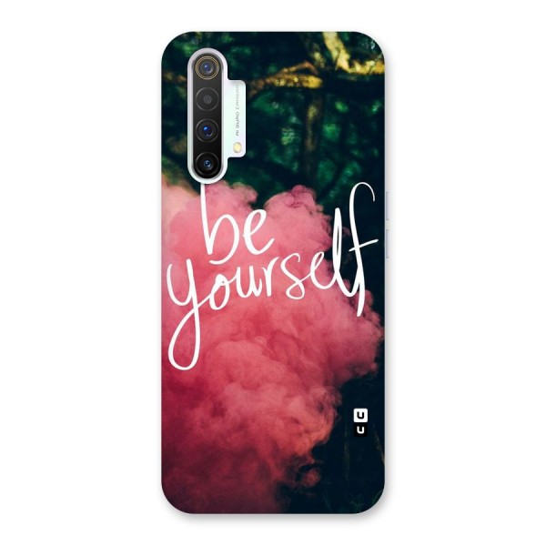 Be Yourself Greens Back Case for Realme X3 SuperZoom