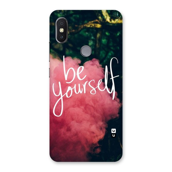 Be Yourself Greens Back Case for Redmi Y2