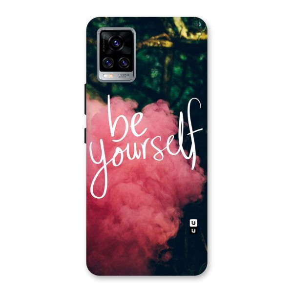 Be Yourself Greens Back Case for Vivo V20 Pro