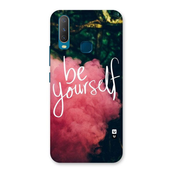 Be Yourself Greens Back Case for Vivo Y12