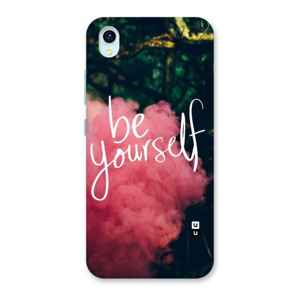 Be Yourself Greens Back Case for Vivo Y1s