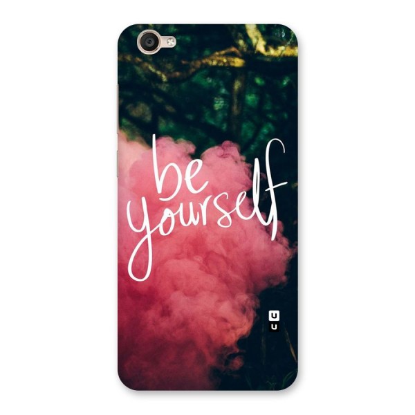 Be Yourself Greens Back Case for Vivo Y55s