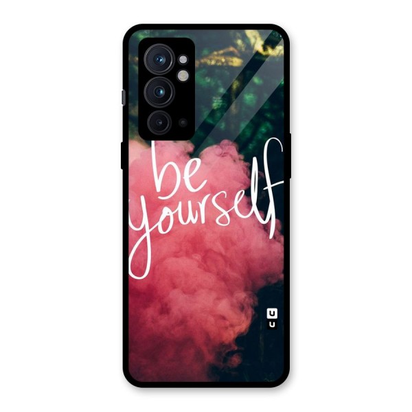 Be Yourself Greens Glass Back Case for OnePlus 9RT 5G