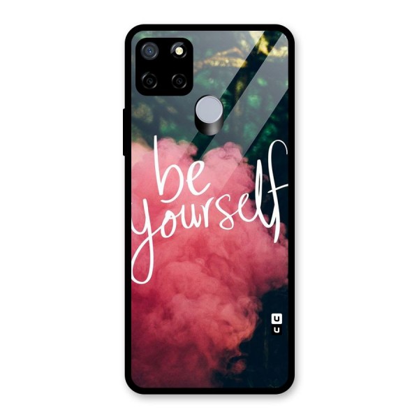 Be Yourself Greens Glass Back Case for Realme C12