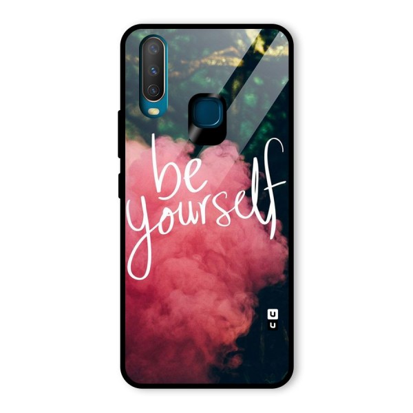 Be Yourself Greens Glass Back Case for Vivo Y12