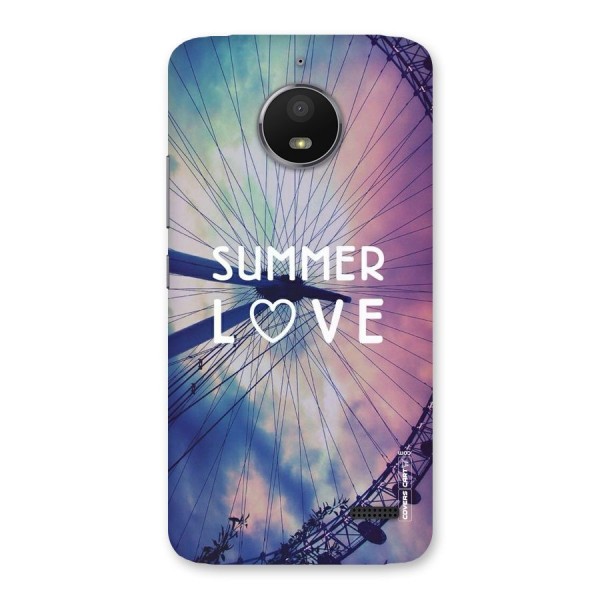 Beach Dreams Back Case for Moto E4