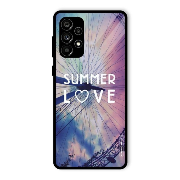 Beach Dreams Glass Back Case for Galaxy A73 5G