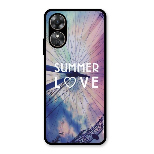 Beach Dreams Glass Back Case for Oppo A17