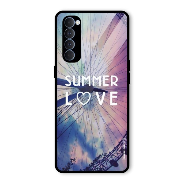 Beach Dreams Glass Back Case for Oppo Reno4 Pro