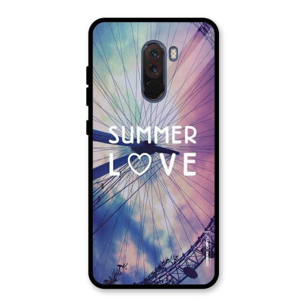 Beach Dreams Glass Back Case for Poco F1