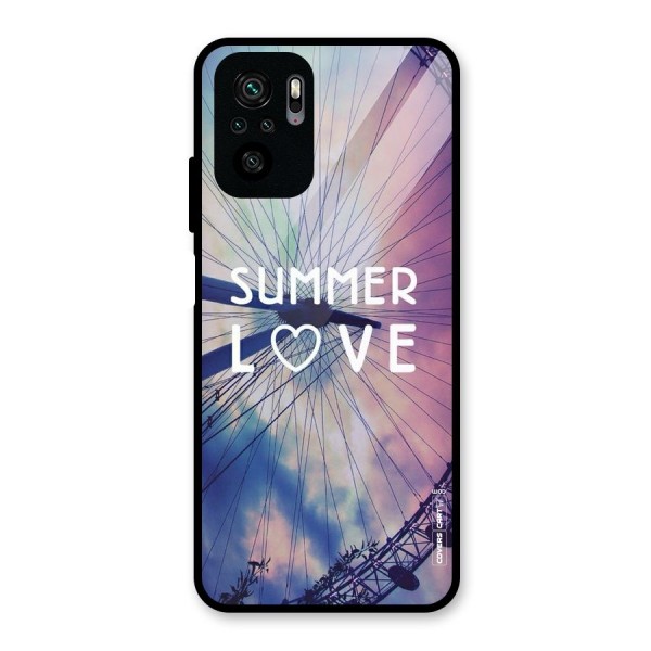 Beach Dreams Glass Back Case for Redmi Note 10