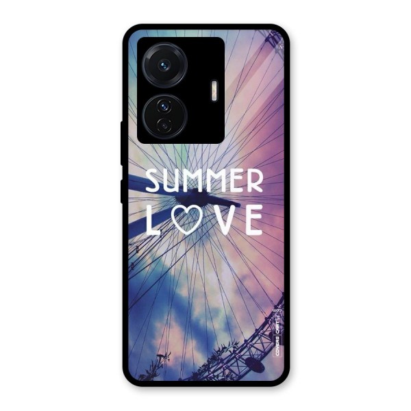 Beach Dreams Glass Back Case for Vivo T1 Pro