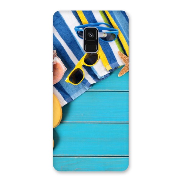 Beach Ready Back Case for Galaxy A8 Plus