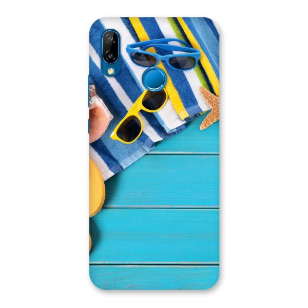 Beach Ready Back Case for Huawei P20 Lite