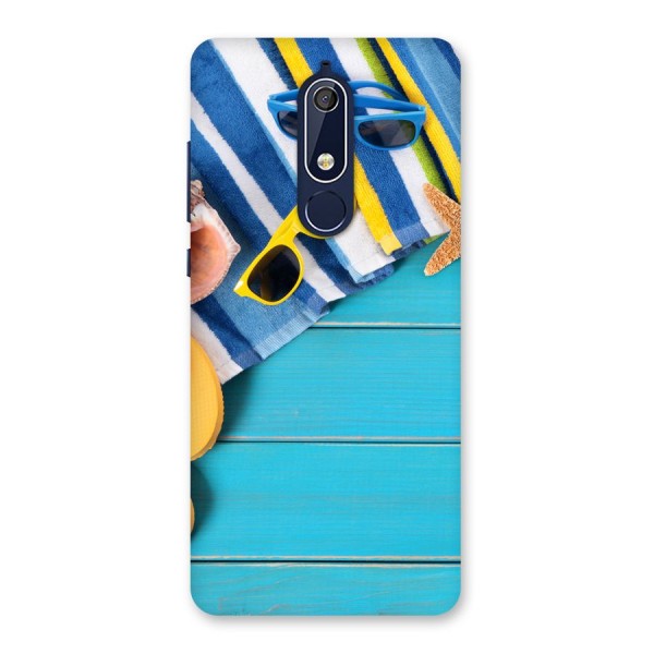 Beach Ready Back Case for Nokia 5.1