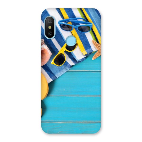 Beach Ready Back Case for Redmi 6 Pro