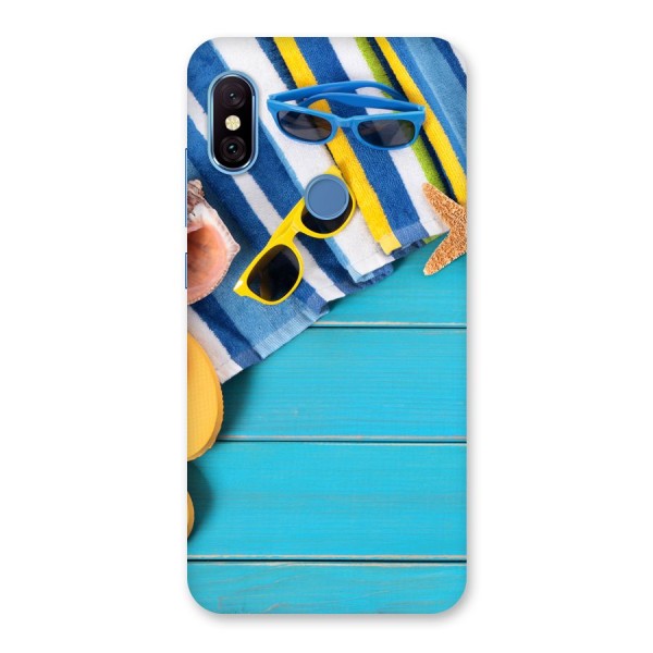 Beach Ready Back Case for Redmi Note 6 Pro