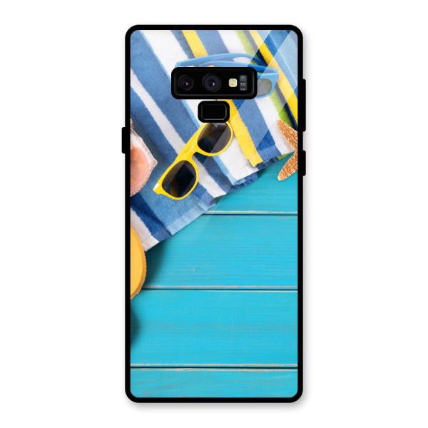 Beach Ready Glass Back Case for Galaxy Note 9