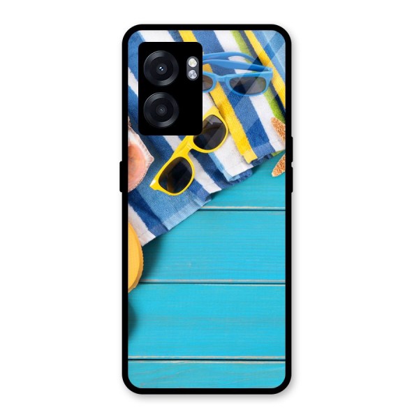 Beach Ready Glass Back Case for Oppo K10 (5G)